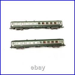 2 Voitures B10 UIC SNCF Ep V N 1/160 REE NW171