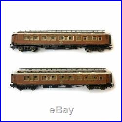 2 voitures CIWL Orient Express époque I -HO-1/87-TRIX 24794