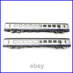 2 voitures Corail B9tux TER 2 CL SNCF Ep VI-HO 1/87-PIKO 97105