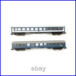 2 voitures Y / B, 2e classe CFR/MAV Orient Express Ep IV-N 1/160-MINITRIX 1537