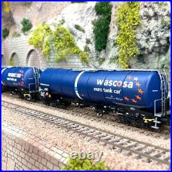 2 wagons citerne Zacns WASCOSA, Ep VI ROCO 76027 HO 1/87
