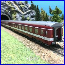 4 voitures A9 1CL Le Capitole Sncf Ep III HO 1/87-ROCO 74109