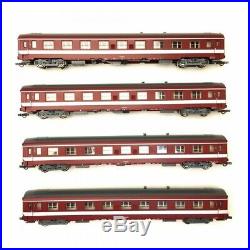 4 voitures A9 1CL Le Capitole Sncf Ep III HO 1/87-ROCO 74109