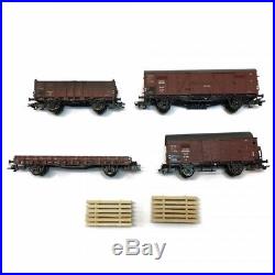 4 wagons marchandises DRB époque II -HO-1/87-MARKLIN 46065