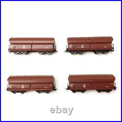4 wagons trémies DB Ep II et IV -HO-ROCO 67083