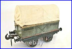 AC21256 Vintage Carette Gauge1 Toile Recouvert Wagon 135/10/48