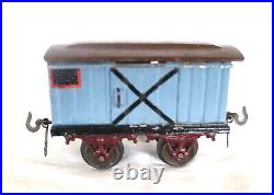 AC3643 Vintage Bing 0 échelle Cheval Transport Wagon Avec Intérieur Détail