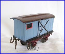 AC3643 Vintage Bing 0 échelle Cheval Transport Wagon Avec Intérieur Détail