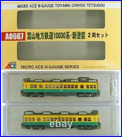 Brocante Ngauge / Micro Ace A0667 Toyama Regional Chemin Séries 10030Paint