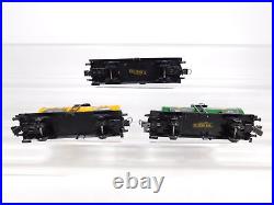 CU797-0,5 #3x Trix Express H0 / Dc / 3L 20/78 Wagon Citerne DB Shell + Esso