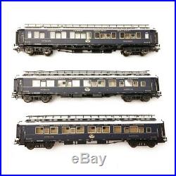 Coffret 3 voitures Simplon-Orient Express ep II -HO 1/87-MARKLIN 42791