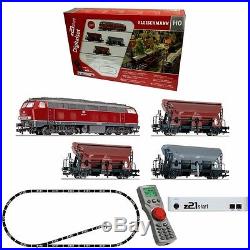 Coffret de démarrage digital loco + 3 wagons DB épIV-HO-1/87-FLEISCHMANN 631681