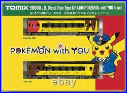 Echelle N Kiha 100 Pokemon avec Vous Ensemble Train 2 98060 Modèle Voiture Tomix