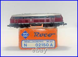 Echelle N Roco 02150 A Br 215 Diesel Locomotive Original Boite
