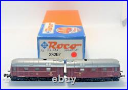 Echelle N Roco 23267 Br 288 DB Diesel Locomotive Argent Toit 2 Auto Original Box