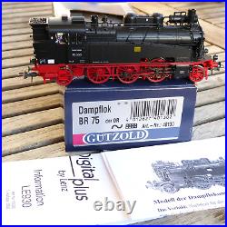 Gützold 40130 H0 AC Br 75 555 Locomotive-Tender Le Dr Époque 3 Digital Ovp Très