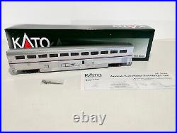 H0 187 KATO Amtrak Super Liner I, Coach / Bagages Phase VI comme Neuf 35-6093