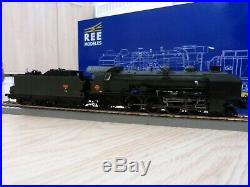 HO locomotive vapeur REE 141 E 672 Epoque III Digital sonorisé fumigéne