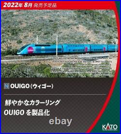 Kato Ngauge Ouigo Wego 10-Car Set 10-1763 Voie Ferroviaire Train Modèle