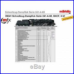 Locomotive 241 A 65 Sncf digitale sonorisée -HO-1/87-MARKLIN 39241