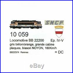 Locomotive BB22374 Rennes Ep IV NOYON SNCF-HO 1/87-LSMODELS 10059