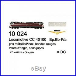 Locomotive CC40102 La Chapelle ép III IV SNCF-HO 1/87-LSMODELS 10024