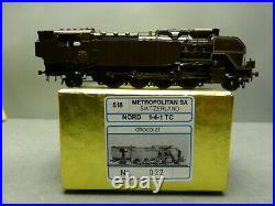 Locomotive HO METROP NORD 1-4-1 TC CHOCOLAT N°32