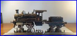 Locomotive à vapeur vive GBN Bing. 110 1/48 avec tender. 1900. Voie 1