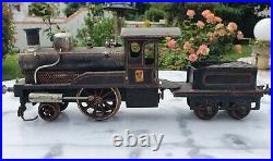 Locomotive à vapeur vive GBN Bing. 110 1/48 avec tender. 1900. Voie 1