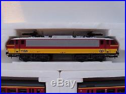 Locomotive électrique série 11 1186 SNCB + rame de 6 voitures NS Lima échelle HO