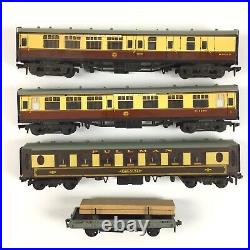 Lot Hornby Dublo Train Wagon 4035 4048 4610 4655 4647 4649 Low Sided Tractor