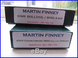 Martin Finney Finescale Kits Gauge 00/EM/P4, for a GWR Bulldog loco & tender