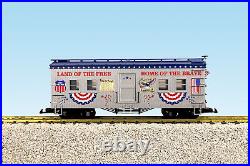 Neuf Échelle G USA Trains Patriotique Série Bunk Car R18304B