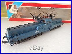 Rare Superbe Locomotive CC 14166 Lima Livre Bleu En Boite Ho