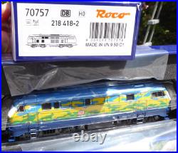 Roco 70757 H0 Locomotive Diesel Br 218 IN Touristik-Lackierung DB Ag Epoque 5/6