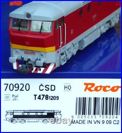 Roco 70920 H0 Locomotive Rh T 478.1 Bardotka Le Csd Epoque 4, LED + Dss Neuf