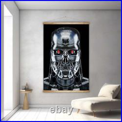 Terminator T800 Toile Affiche Cyberdyne Systems Skynet Sci Fi Homme Cave Arnie