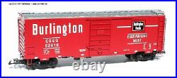 USA Trains G 19213A 40´ Boîte Burlington Route Cb&q #62818, Aga Neuf, Avec Ovp