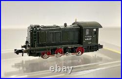 Voie N 1160 Minitrix V36 Locomotive Diesel, Très Bon État 12634/305