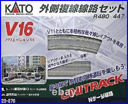 Voie N Kato Unitrack Kit de Rails V16 20876 Neu